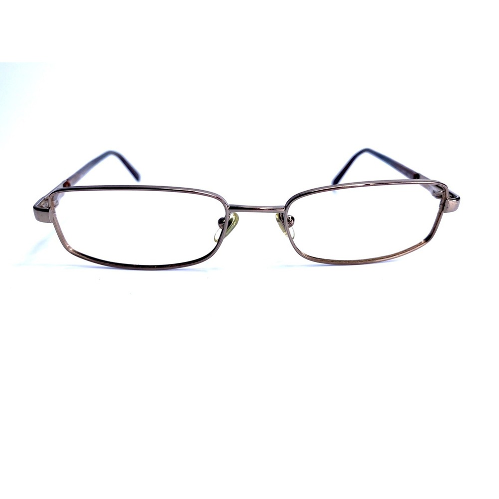 Versace Rectangular Oval Brown Bronze Metal Eyeglasses MOD.1067 1013 52 17 135